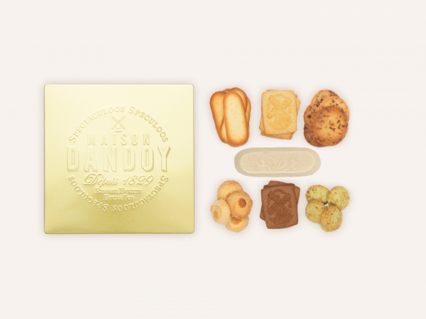 Golden Biscuit Box.